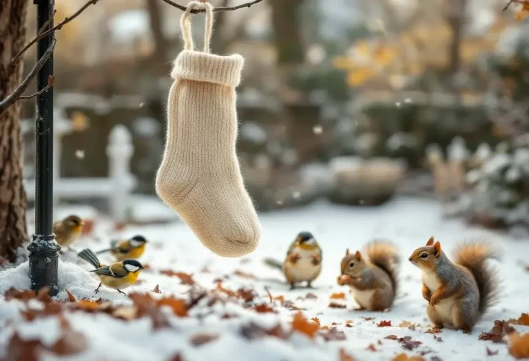Attention, vos oiseaux sont en danger : ce simple savon dans une chaussette peut vraiment les sauver