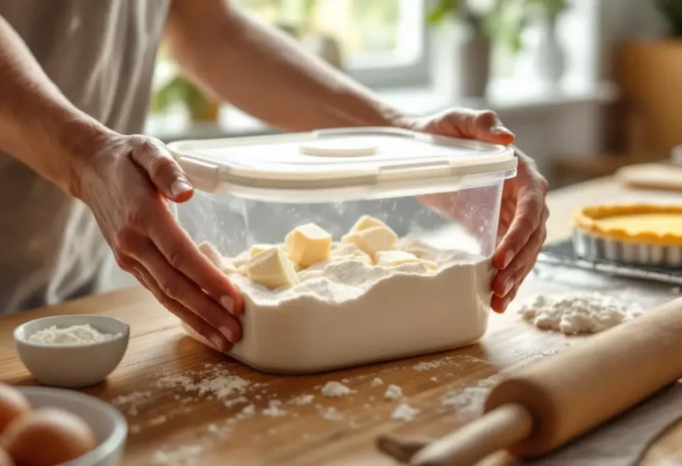 « J’ai découvert cette astuce avec une simple boîte : ma pâte à tarte maison est prête en à peine 2 minutes ! »