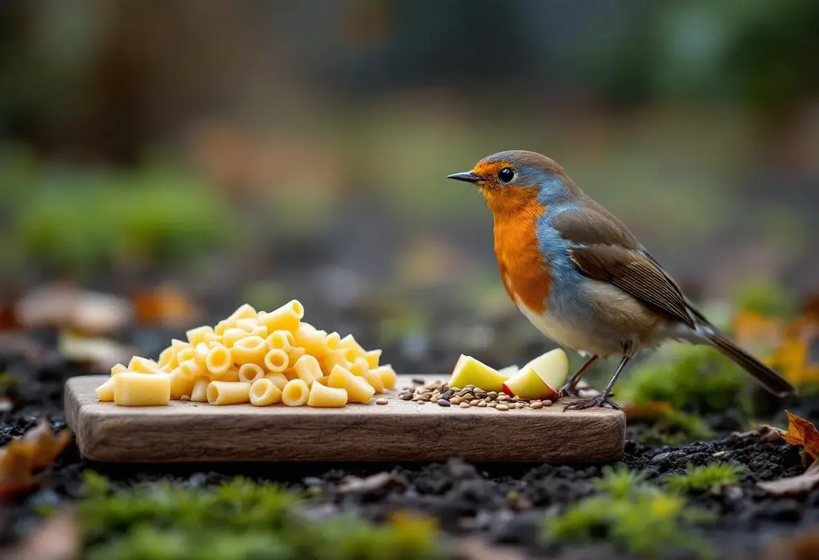 Rouges-gorges au jardin : ce soir, mettez dehors cet aliment de base à 3 centimes, que presque tous les jardiniers oublient