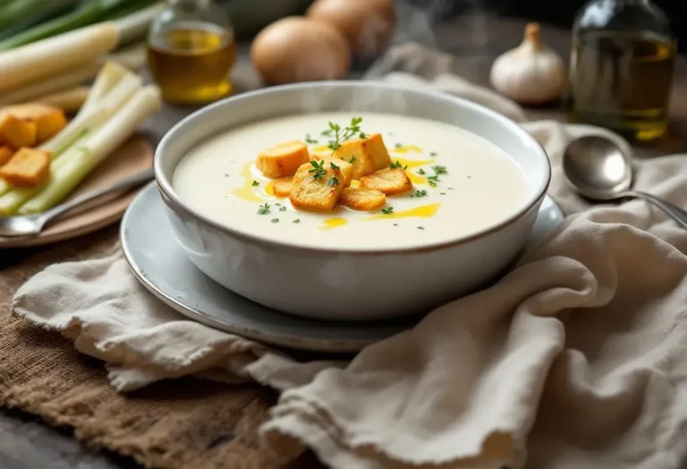 "Une de mes soupes préférées" - un velouté blanc ultra fondant, riche en goût et bon pour la santé