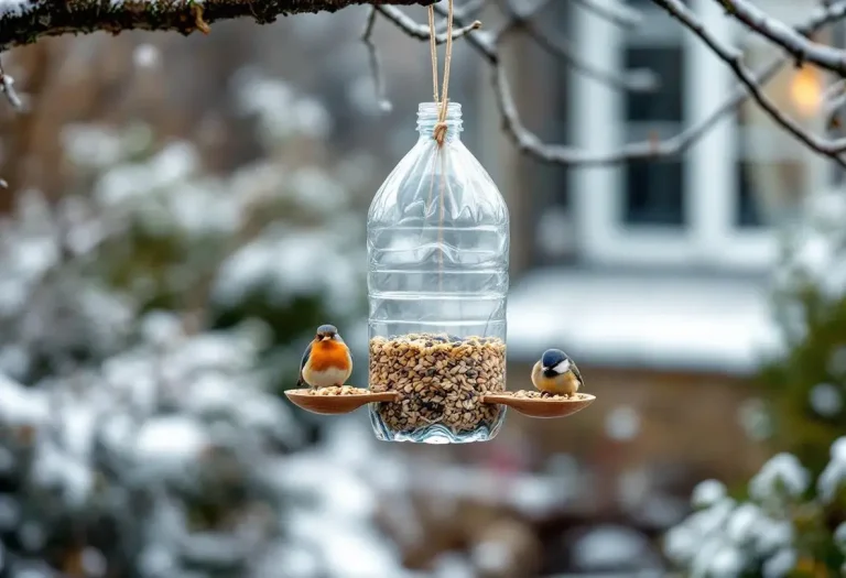 Voici comment une bouteille plastique devient une mangeoire parfaite pour les oiseaux