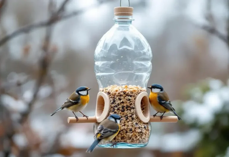 Voici comment une simple bouteille plastique devient une mangeoire parfaite pour les oiseaux